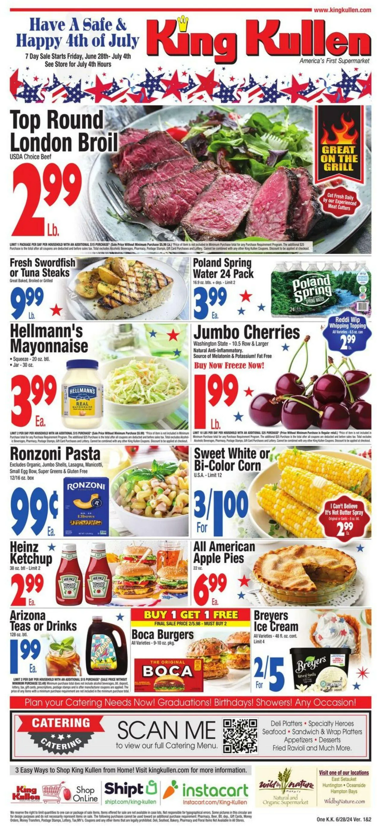 Weekly ad King Kullen Current weekly ad from June 28 to July 4 2024 - Page 1