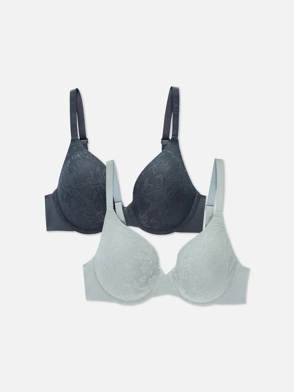 2pk Full Coverage Lace Bras