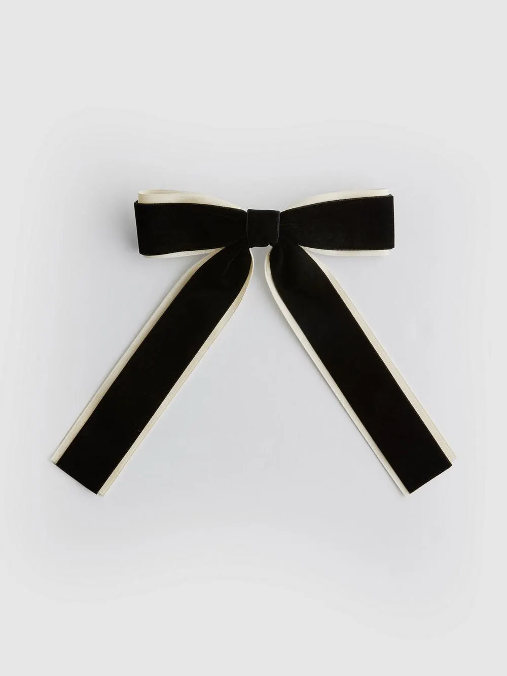 Two-Tone Bow Hair Clip