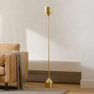 Barbell Floor Lamp - Brass
