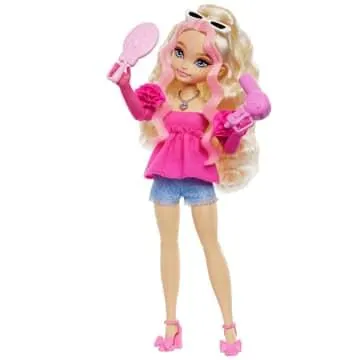 Barbie Dream Besties Barbie “Malibu” Fashion Doll With 8 Makeup & Hair Themed Accessories