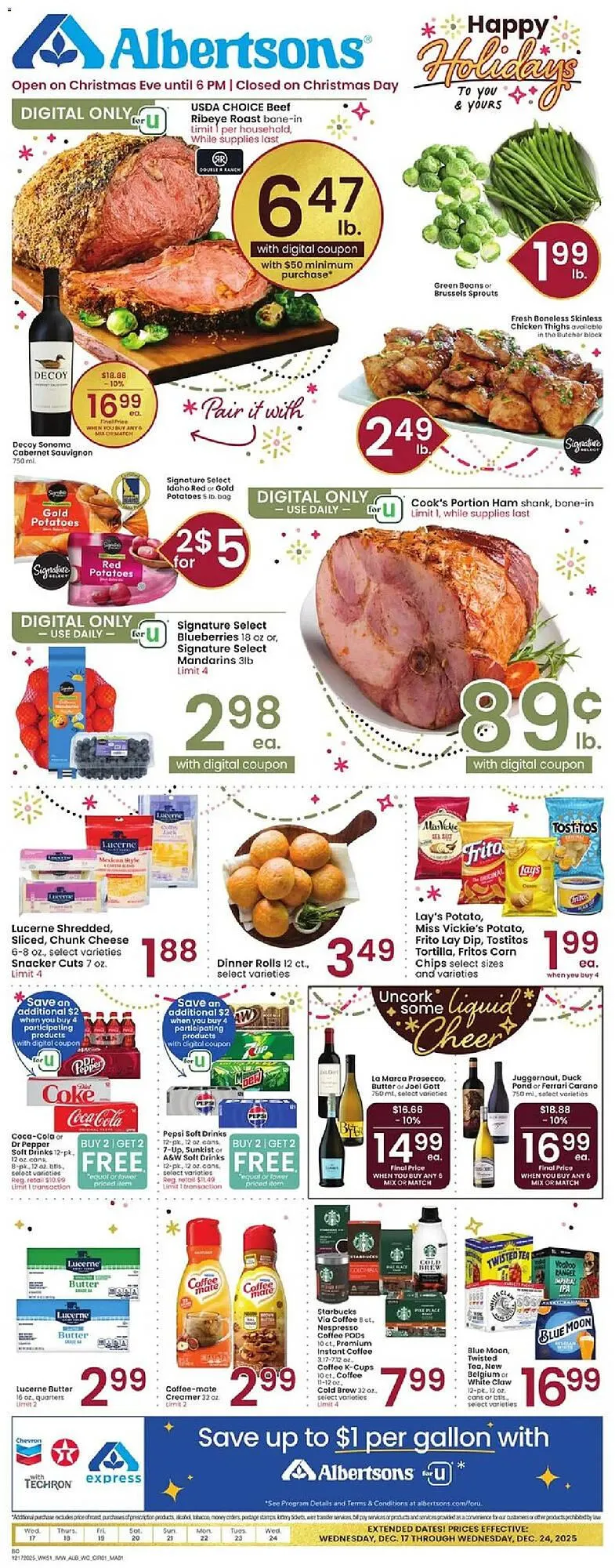Weekly ad Albertsons weekly ad from December 17 to December 25 2025 - Page 1