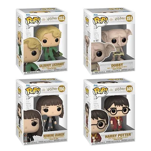 Funko POP! Harry Potter 20th Anniversary S13 Vinyl Figures - SET OF 4 (Dobby, Gilderoy, Hermione +1)