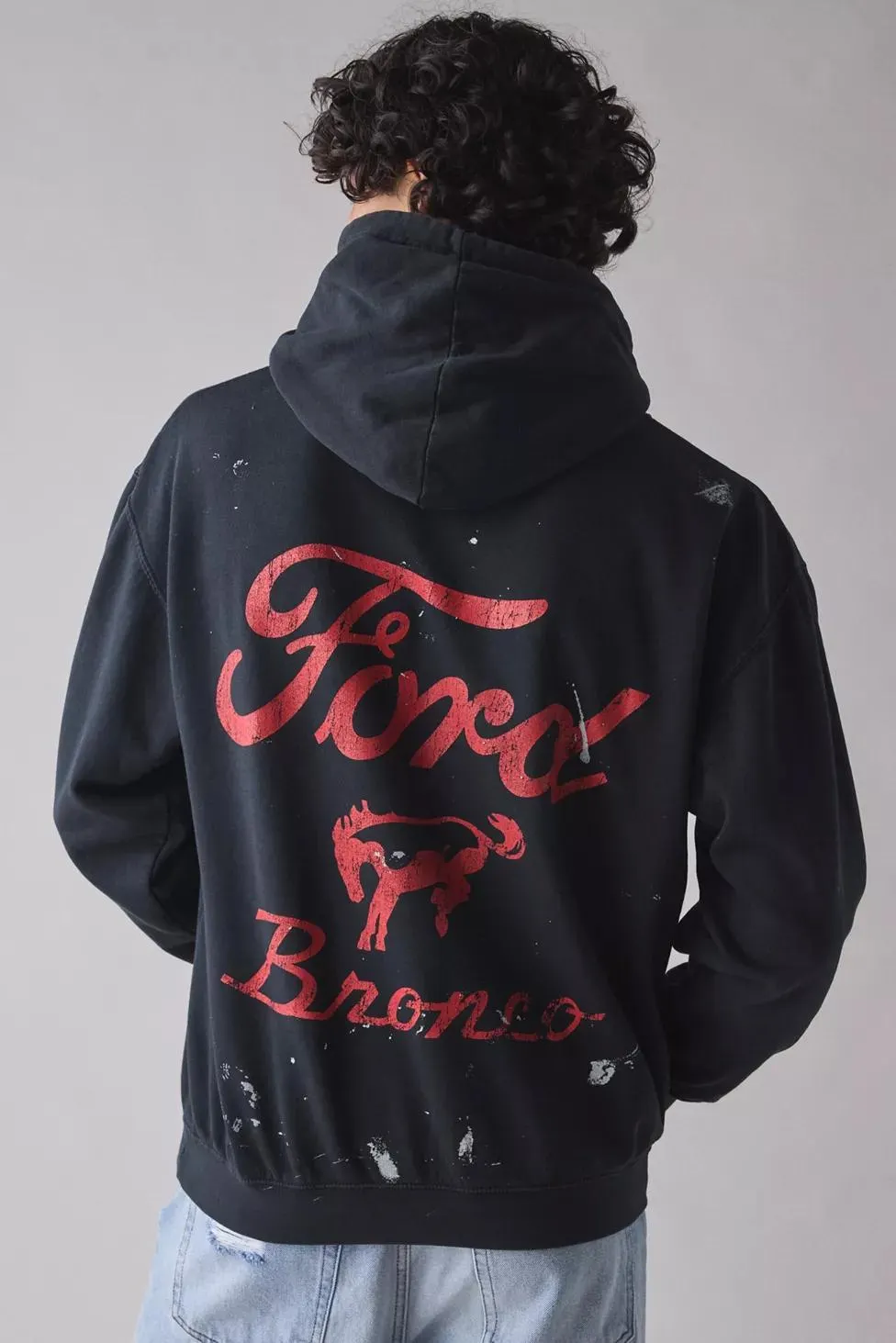 Ford Bronco Paint Splatter Hoodie Sweatshirt