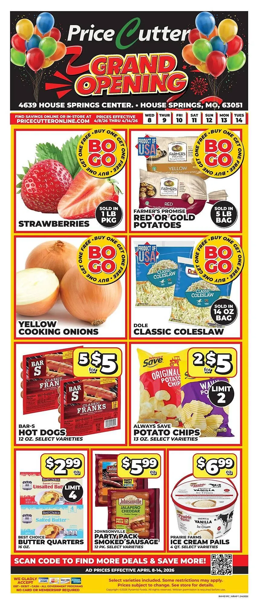 Weekly ad Price Cutter weekly ad from April 8 to April 14 2026 - Page 1