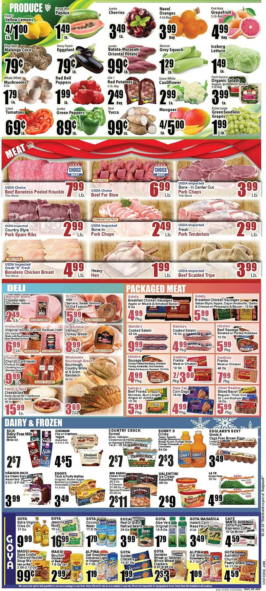 Weekly ad Food Universe circular from January 16 to January 22 2026 - Page 4