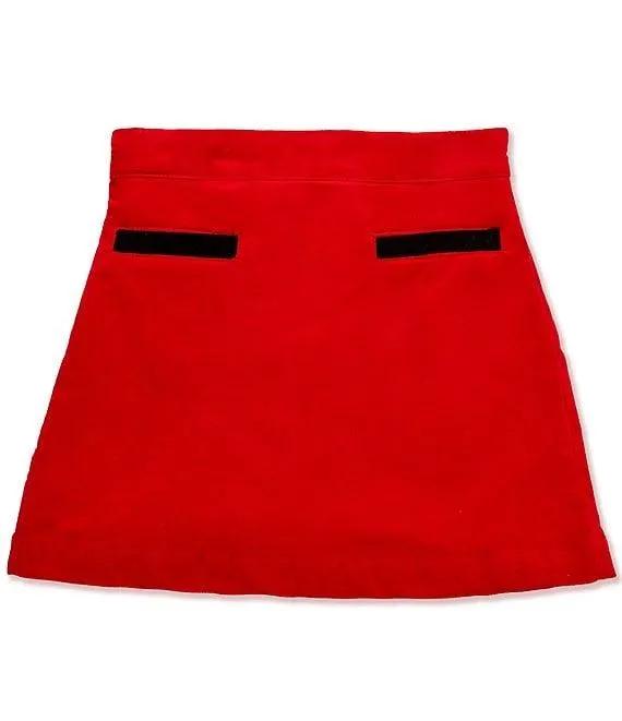 Big Girls 7-16 Claudia Velvet Mini Skirt