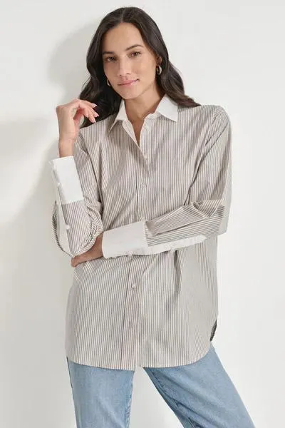 LONG SLEEVE BUTTON FRONT SHIRT