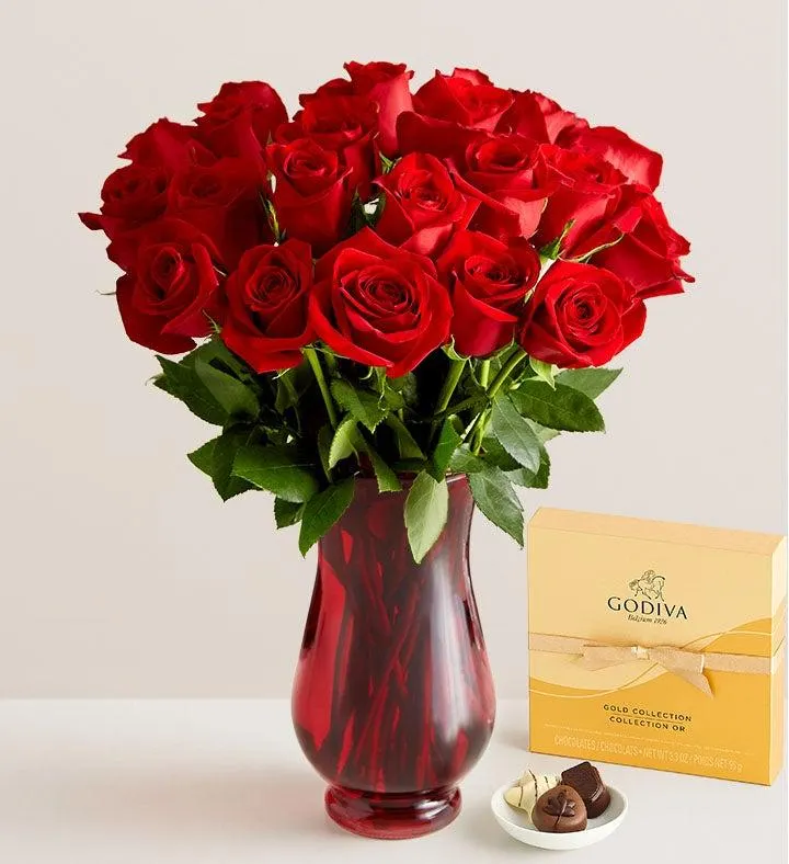 Two Dozen Red Roses