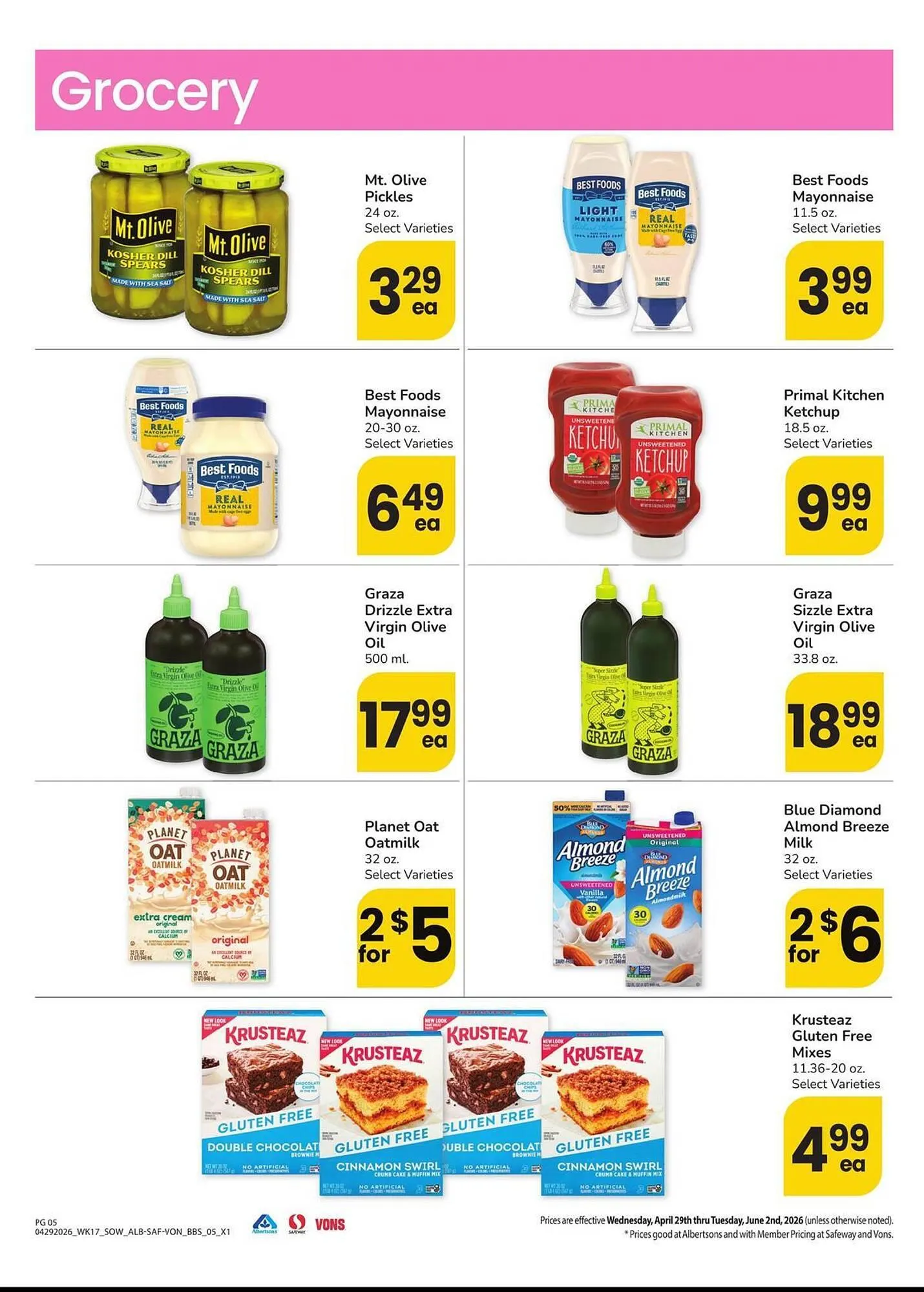 Weekly ad Safeway weekly ad from April 29 to June 2 2026 - Page 5