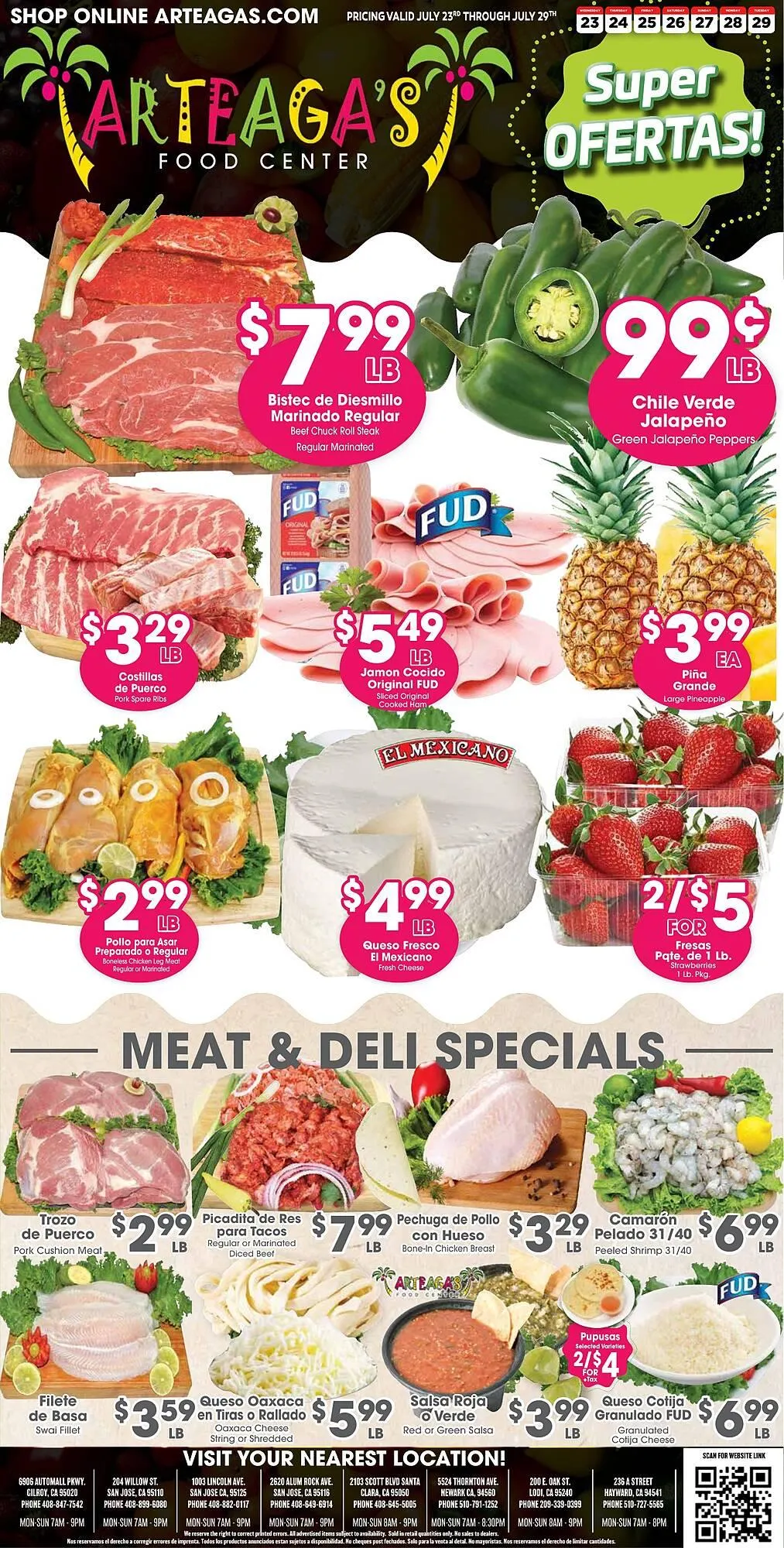 Arteagas Food Center Weekly Ad - 1