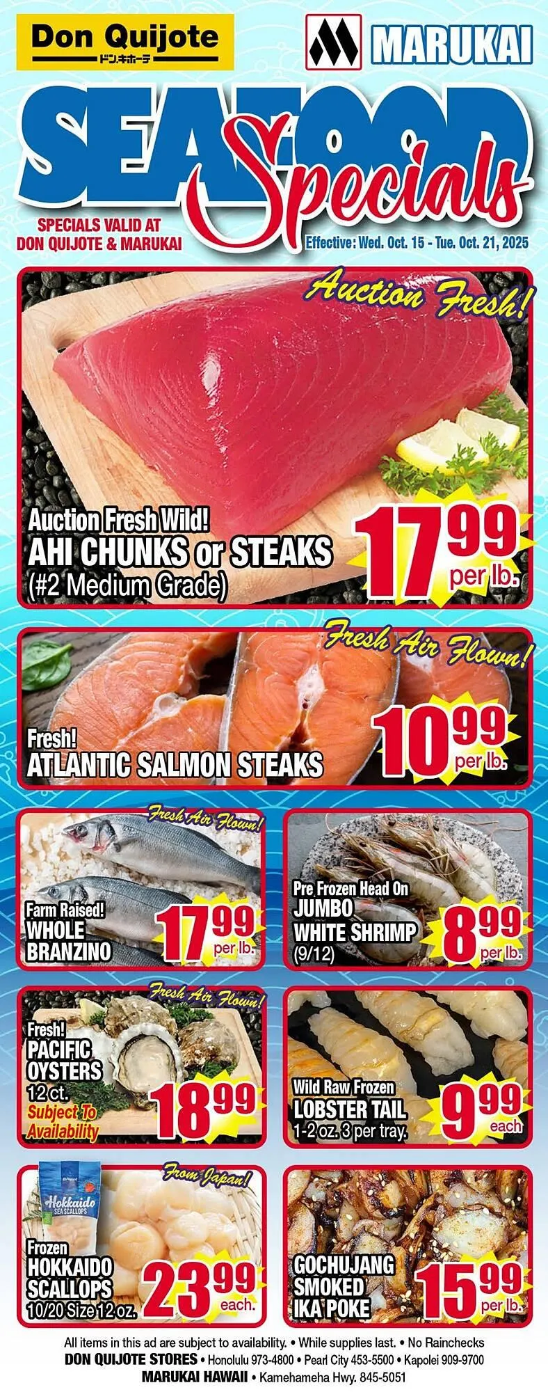Don Quijote Hawaii weekly ad - 1