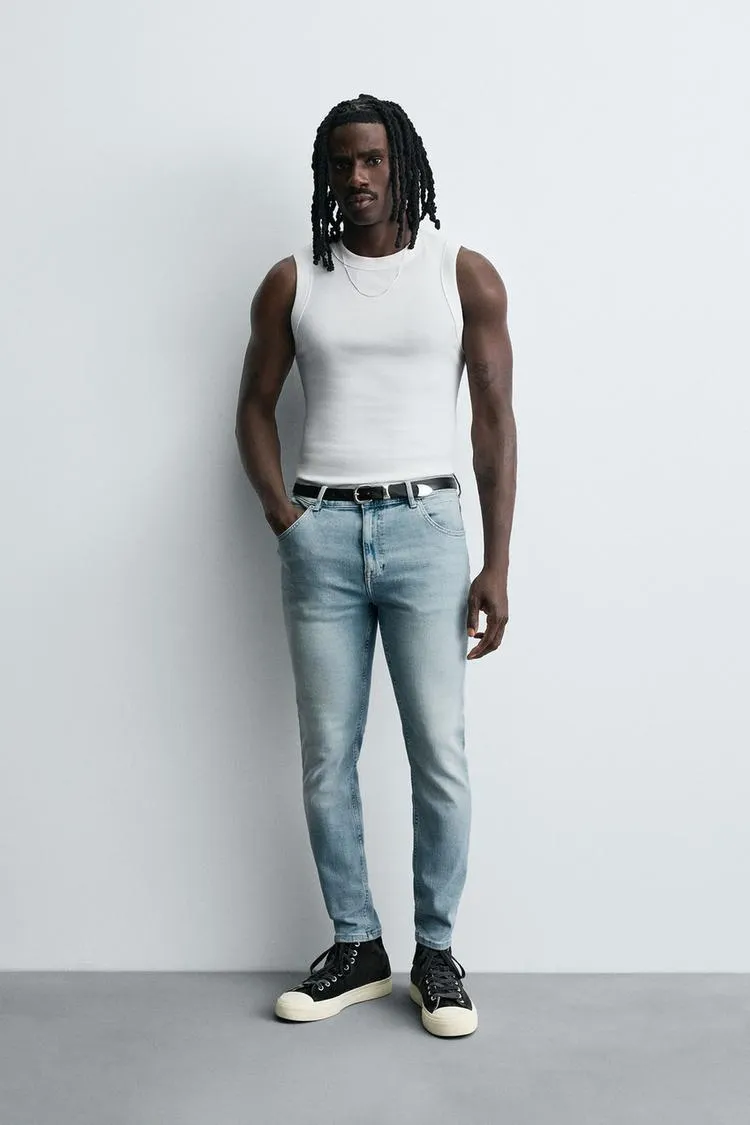 SKINNY CROPPED FIT JEANS