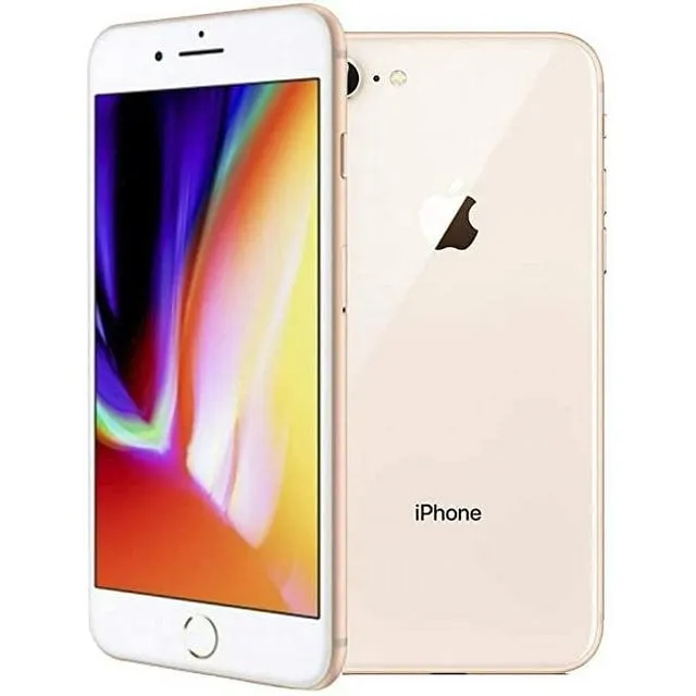 Restored Apple iPhone 8 64GB Gold LTE Cellular Verizon MQ742LL/A (Refurbished)