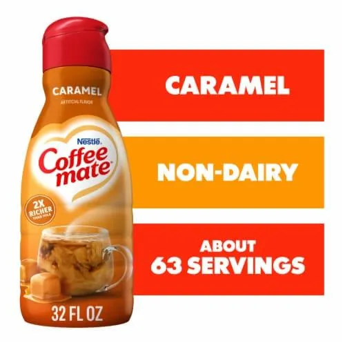 Coffee mate Caramel Flavored Coffee Creamer Non-Dairy Gluten-Free
