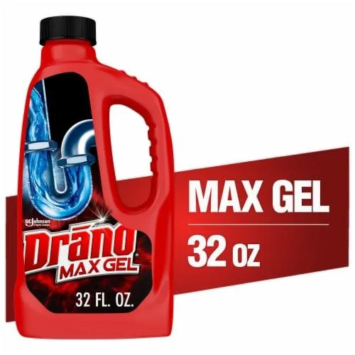 Drano Max Gel Clog Remover Effective Drain Cleaner for Bathroom & Kitchen Sinks