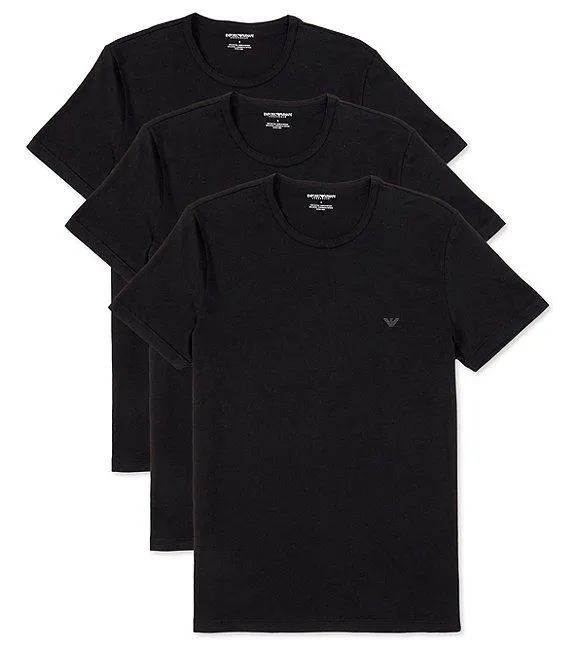 Pure Cotton Crew Neck Undershirts 3-Pack