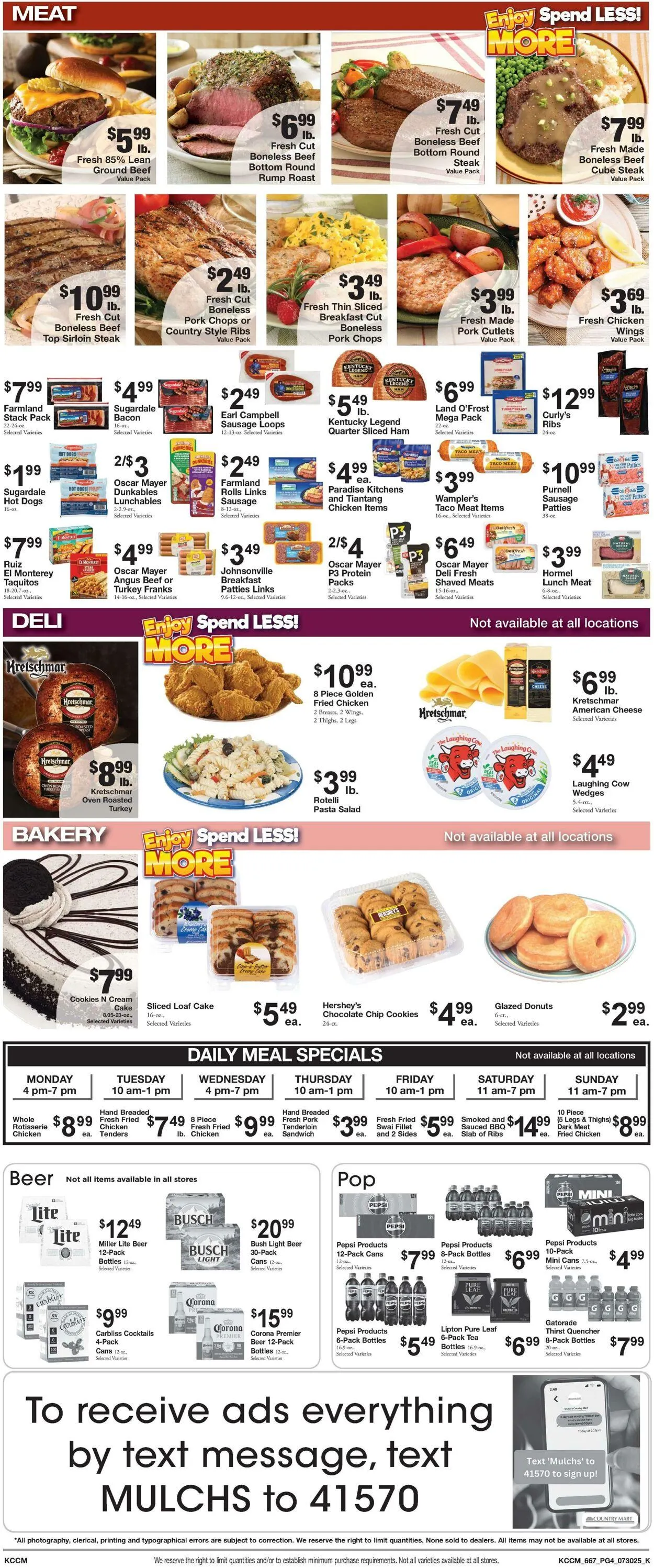Weekly ad Country Mart from July 29 to August 4 2025 - Page 4