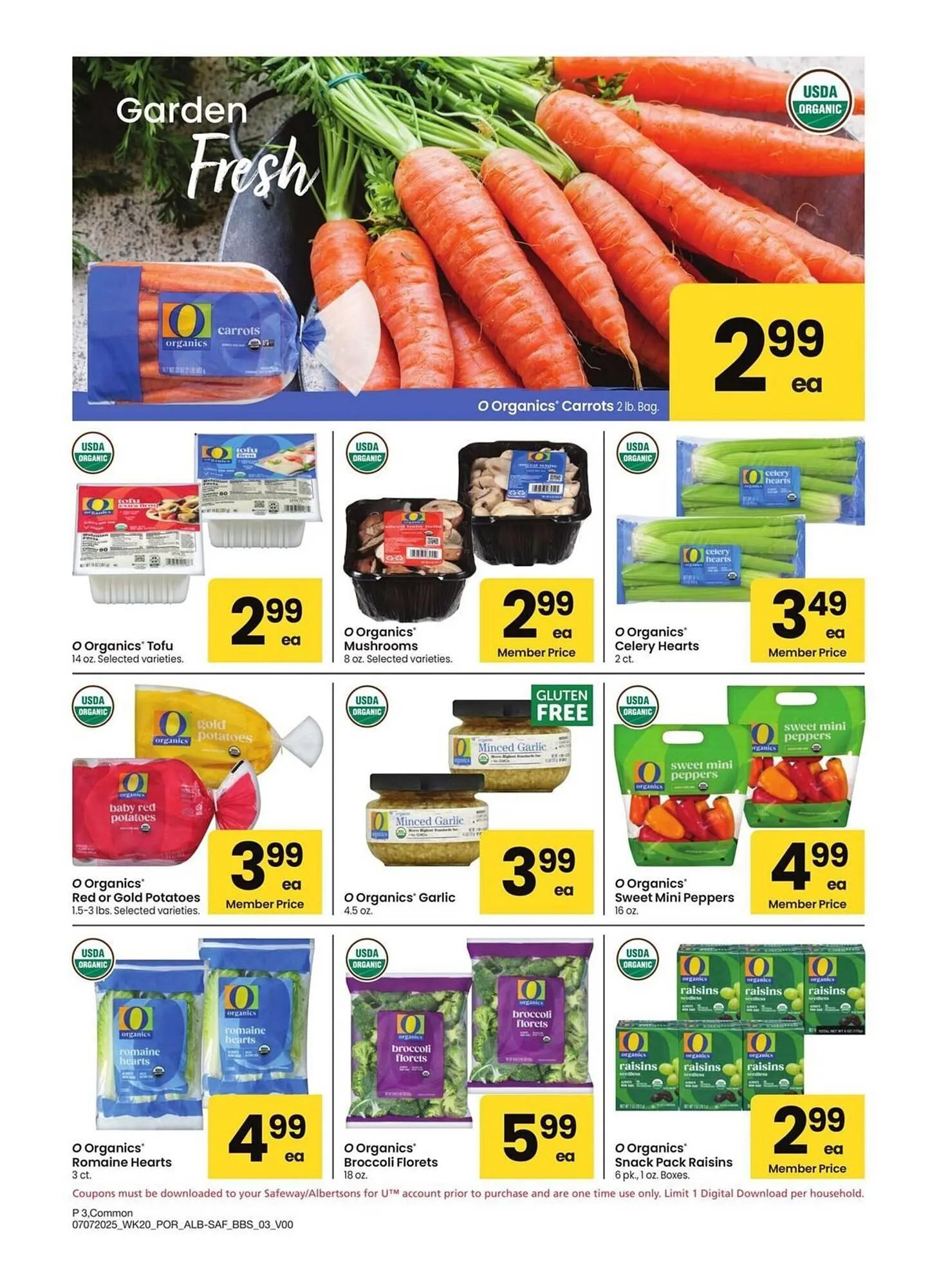 Weekly ad Albertsons Weekly Ad from July 7 to August 3 2025 - Page 3