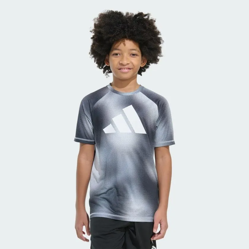 Short Sleeve Poly Motion Gradient Tee