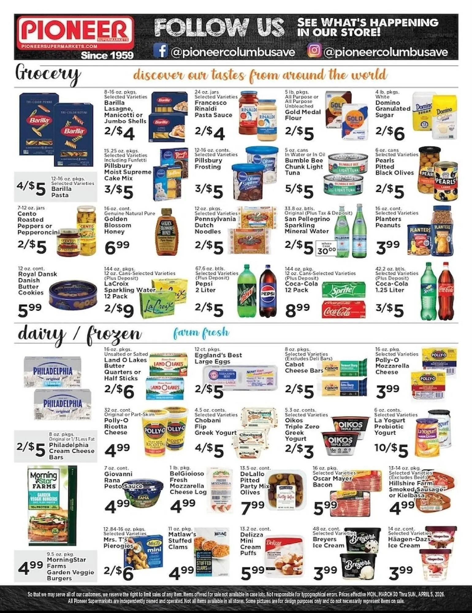 Weekly ad Pioneer Supermarkets weekly ad from March 30 to April 5 2026 - Page 2