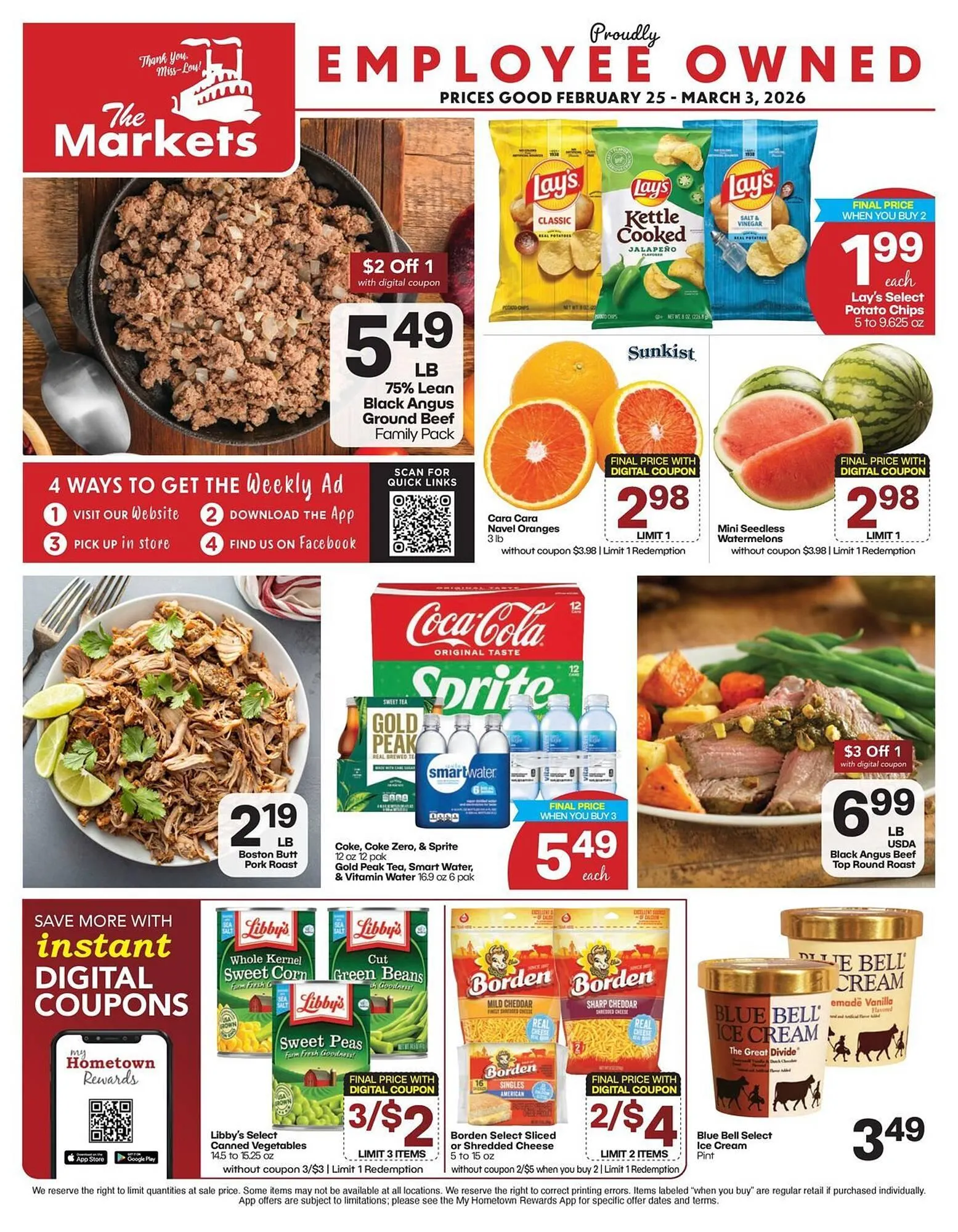 Weekly ad The Markets weekly ad from February 25 to March 3 2026 - Page 1