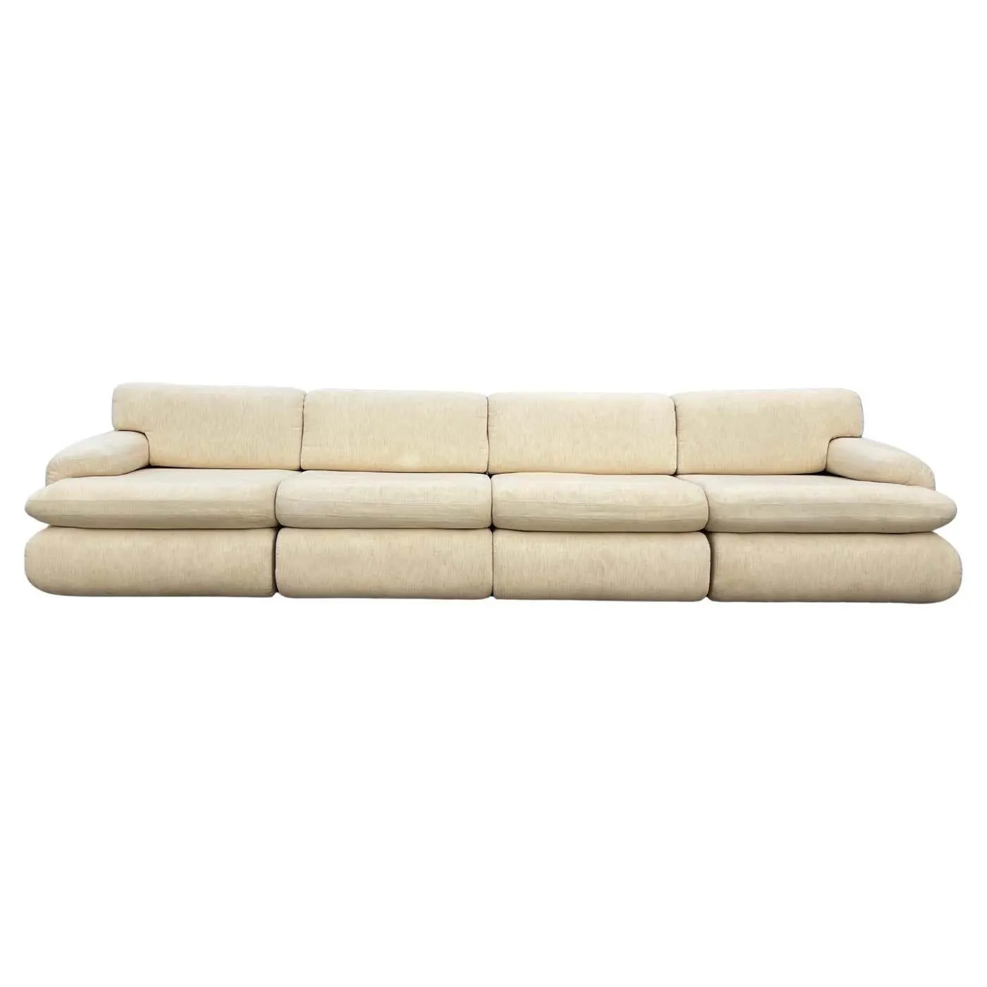 Vladimir Kagan for Preview Furniture Four (4) Piece Modular Sectional Sofa