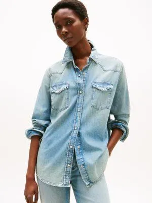 Relaxed Fit Denim Shirt