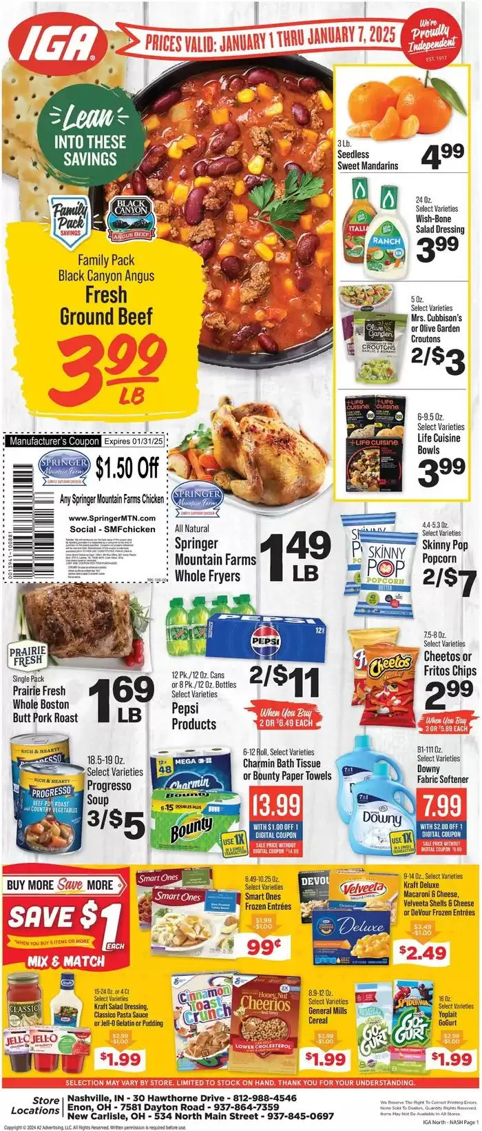Weekly ad Exclusive deals for our customers from January 1 to January 7 2025 - Page 1