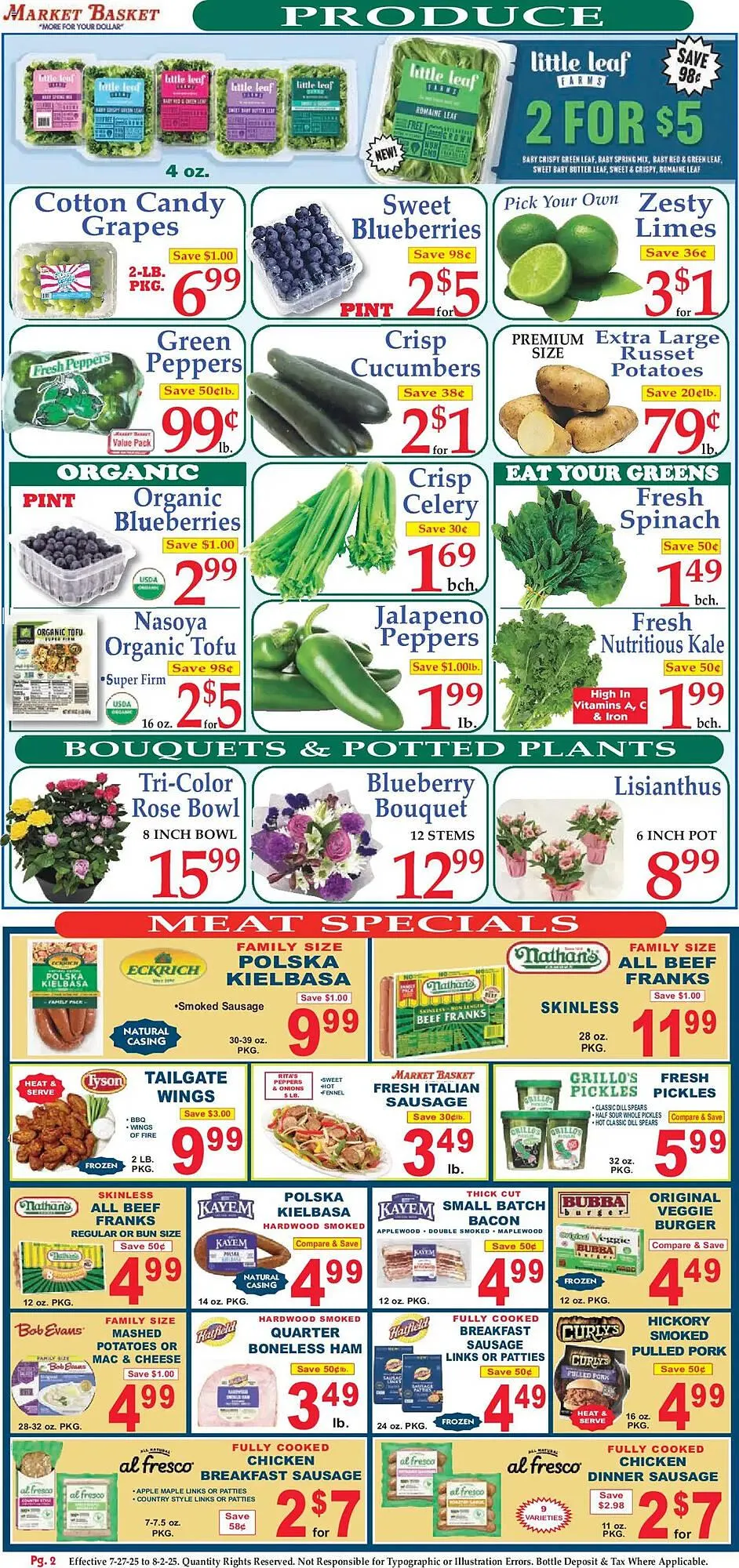 Weekly ad Market Basket Weekly Ad from July 27 to August 3 2025 - Page 2