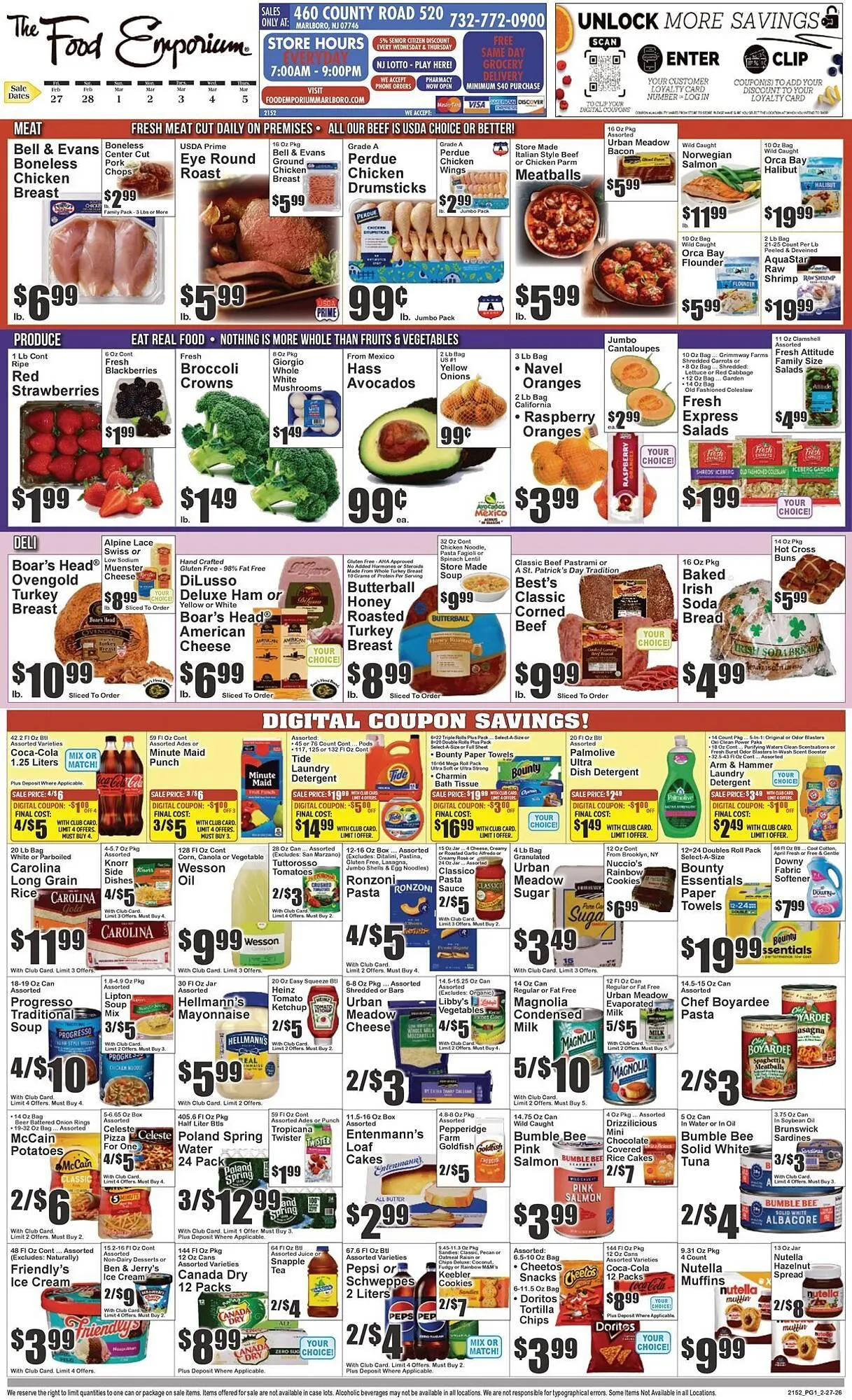 Weekly ad The Food Emporium circular from February 27 to March 5 2026 - Page 1