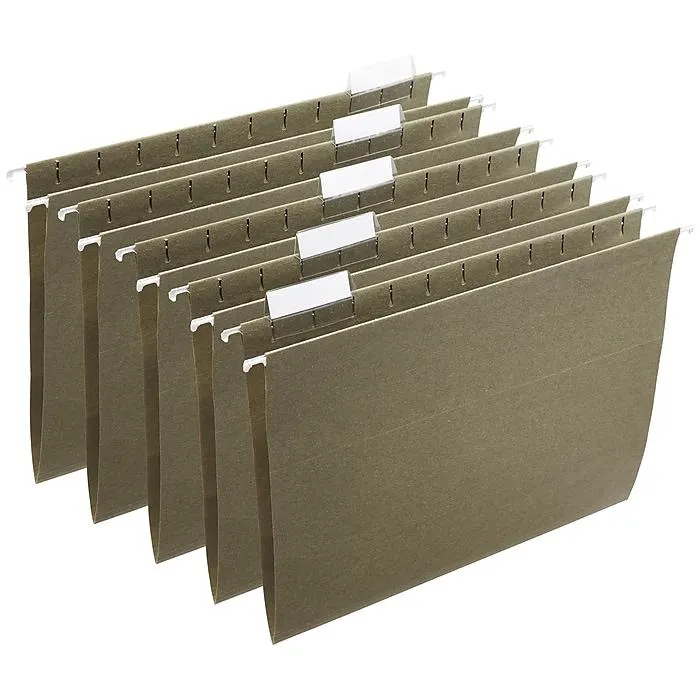 Staples® 100% Recycled Hanging File Folders,