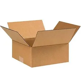 TAPE LOGIC 9x9x4 Flat Corrugated Boxes, Flat, 9L x 9W x 4H, Pack of 25 | Shipping, Packaging, Moving, Storage Box for Home or Business, Strong Wholesale Bulk Boxes