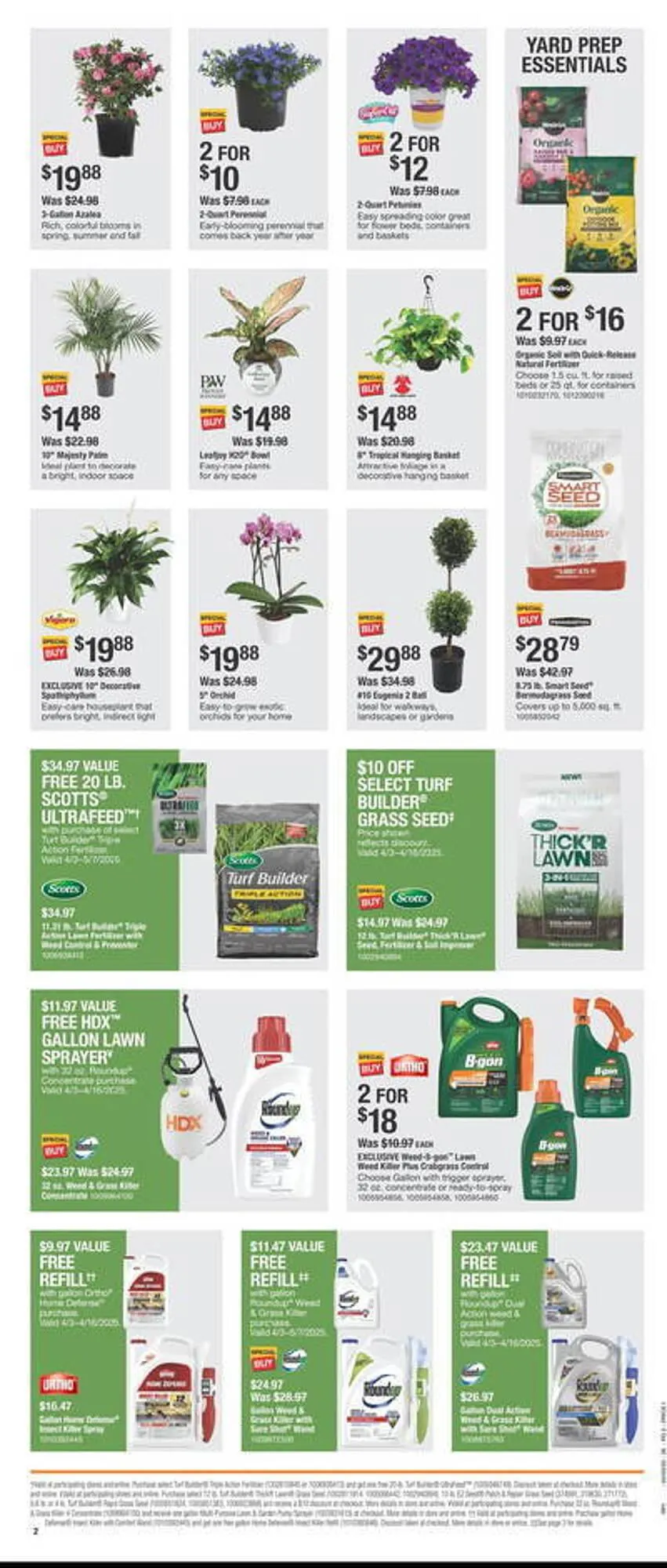 Catálogo de The Home Depot Weekly Ad 3 de abril al 16 de abril 2025 - Página 2