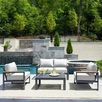 Sierra 4-piece Outdoor Patio Seating Set