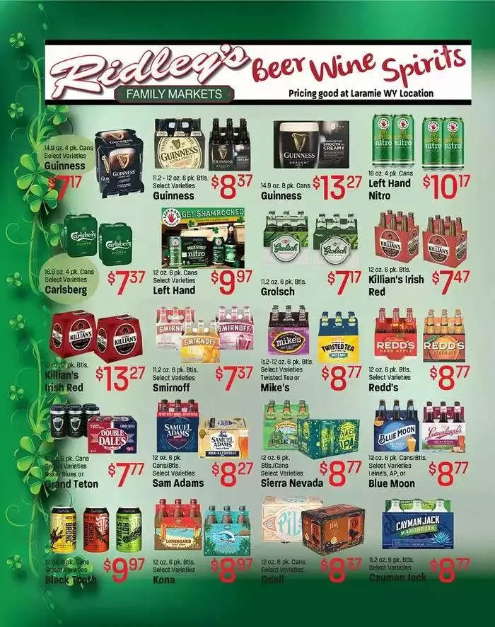 Current special promotions - 1