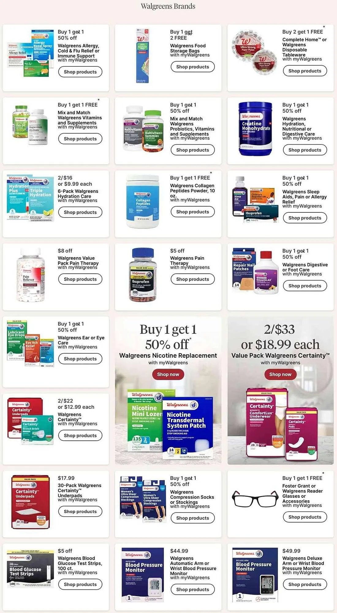 Weekly promotion Walgreens weekly ad spanning from May 10 to May 16 2026 - Page 3 for Catalogue 365