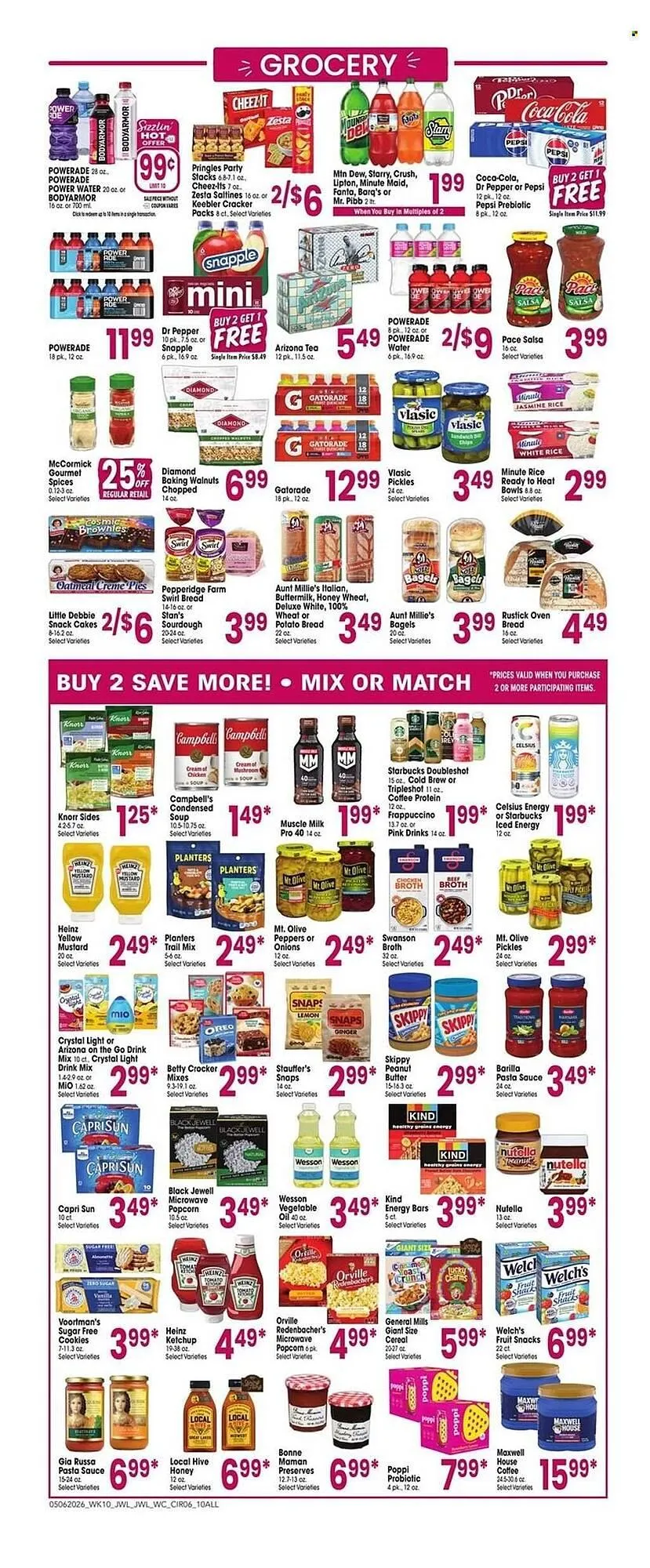 Weekly promotion Jewel-Osco weekly ad spanning from May 6 to May 12 2026 - Page 6 for Catalogue 365