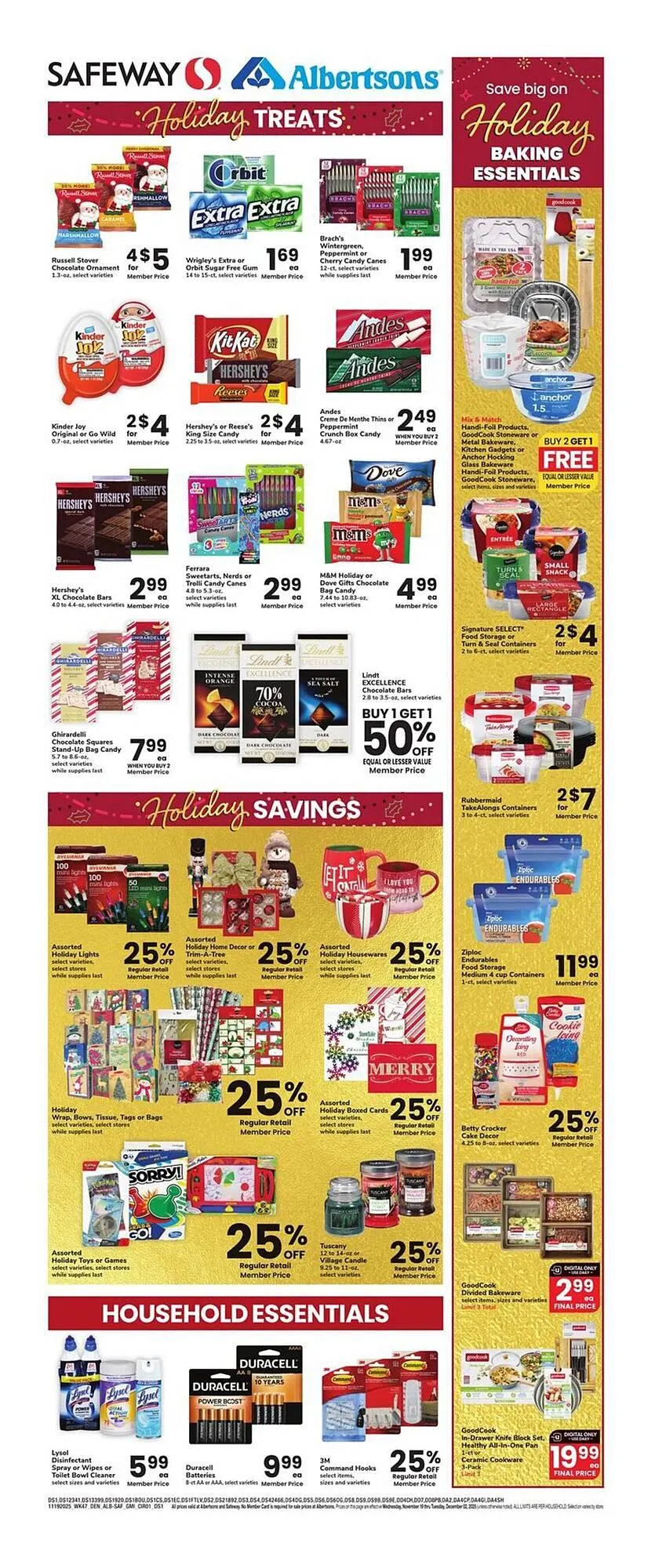Weekly ad Albertsons weekly ad from November 19 to December 2 2025 - Page 1
