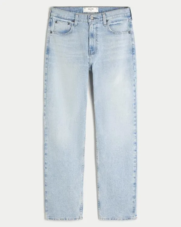 Light Wash Loose Jeans