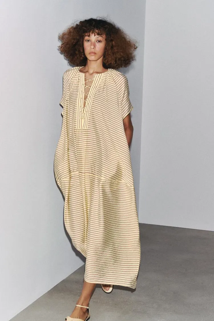 ZW COLLECTION STRIPED TUNIC DRESS