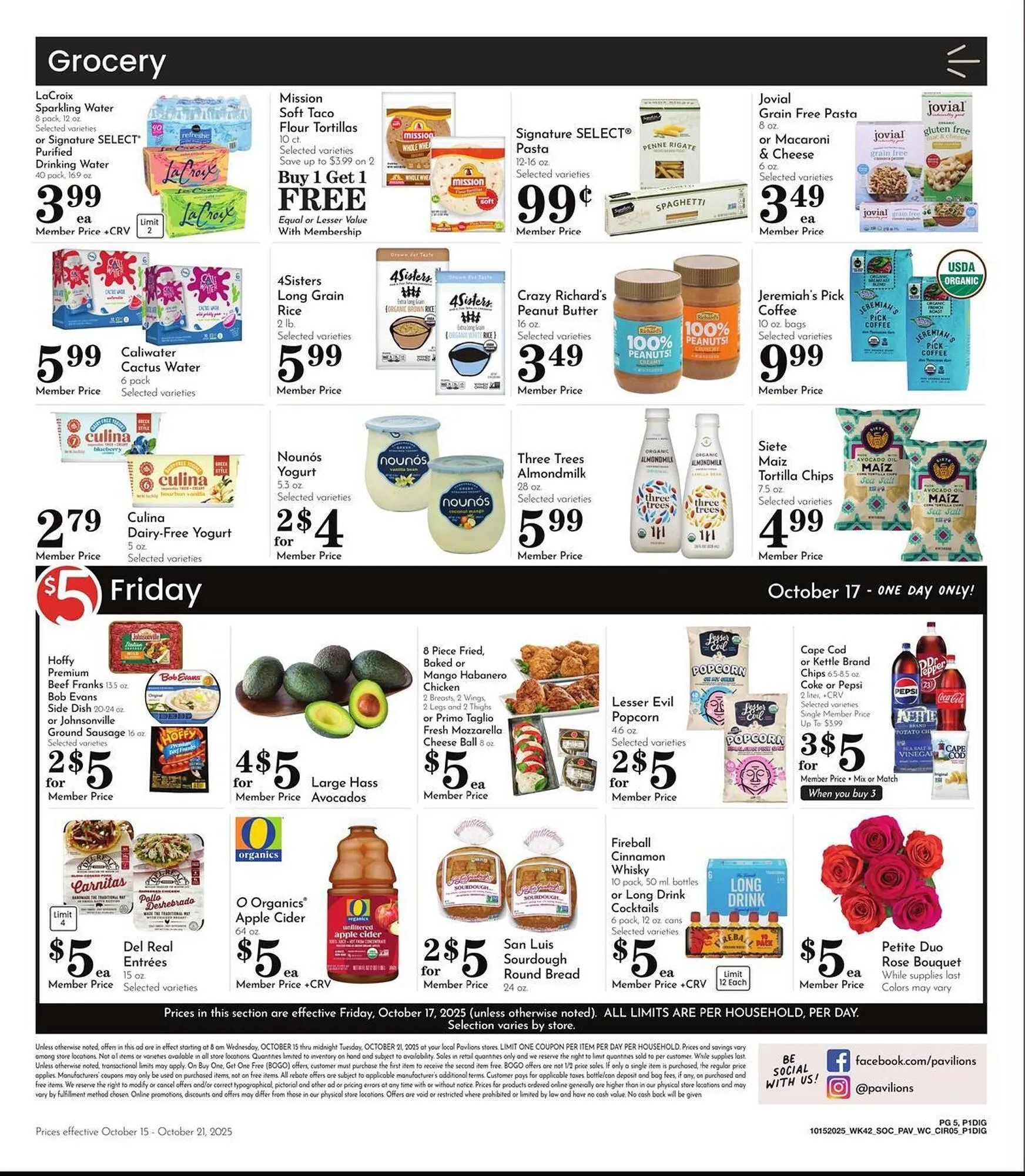 Weekly ad Pavilions weekly ad from October 15 to October 21 2025 - Page 5