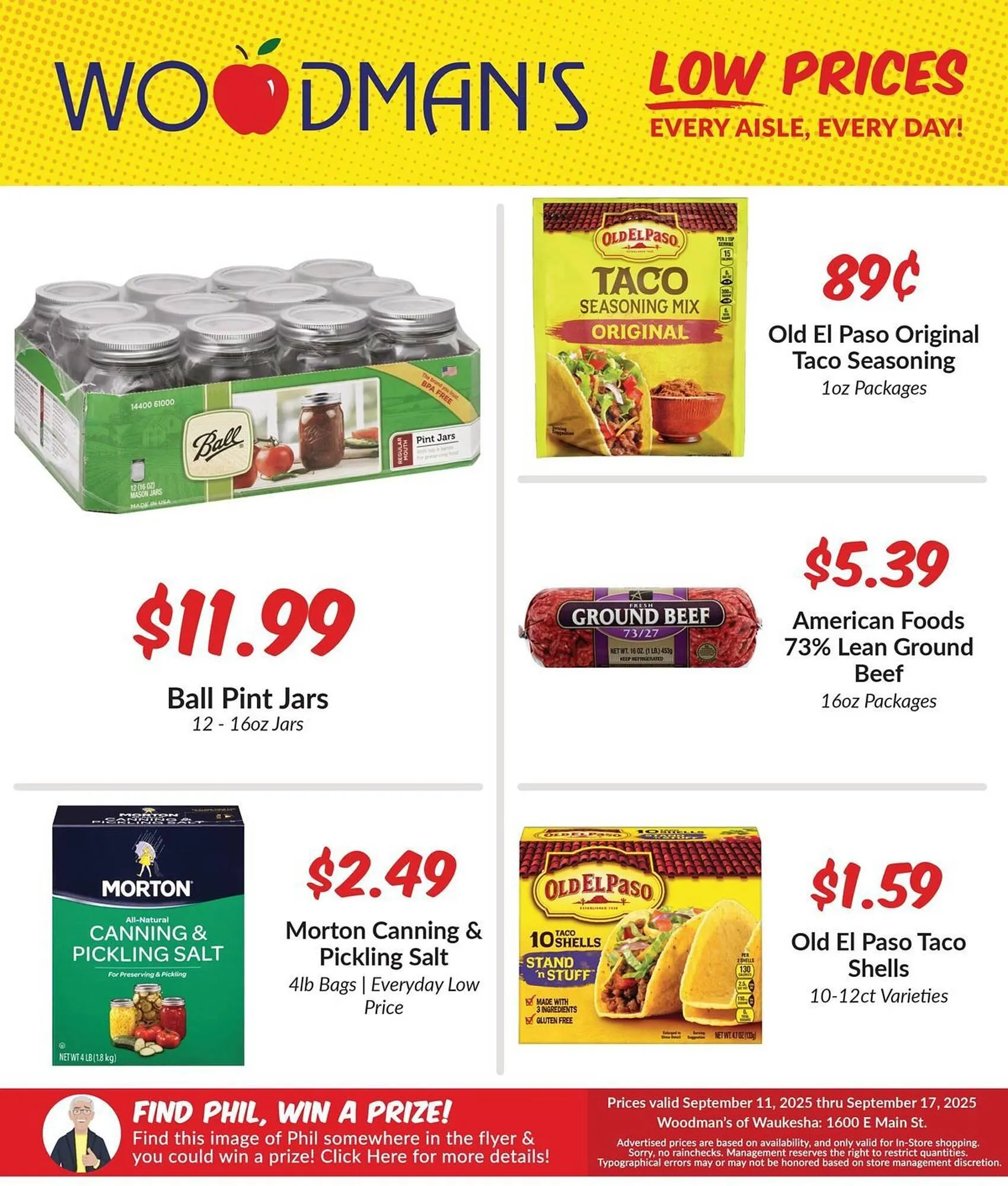 Weekly ad Woodman's weekly ad from September 11 to September 17 2025 - Page 1