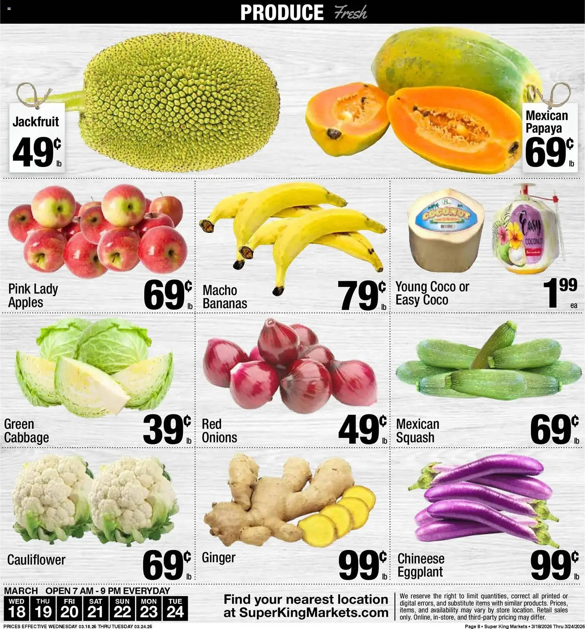 Weekly ad Super King Markets weekly ad from March 18 to March 24 2026 - Page 9