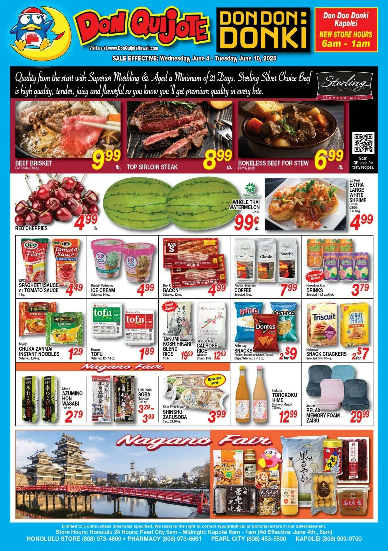 Weekly ad Don Quijote Hawaii from June 4 to June 10 2025 - Page 1