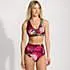 Women's V-Neck Bikini and High Waisted Bottom Swimsuit Set