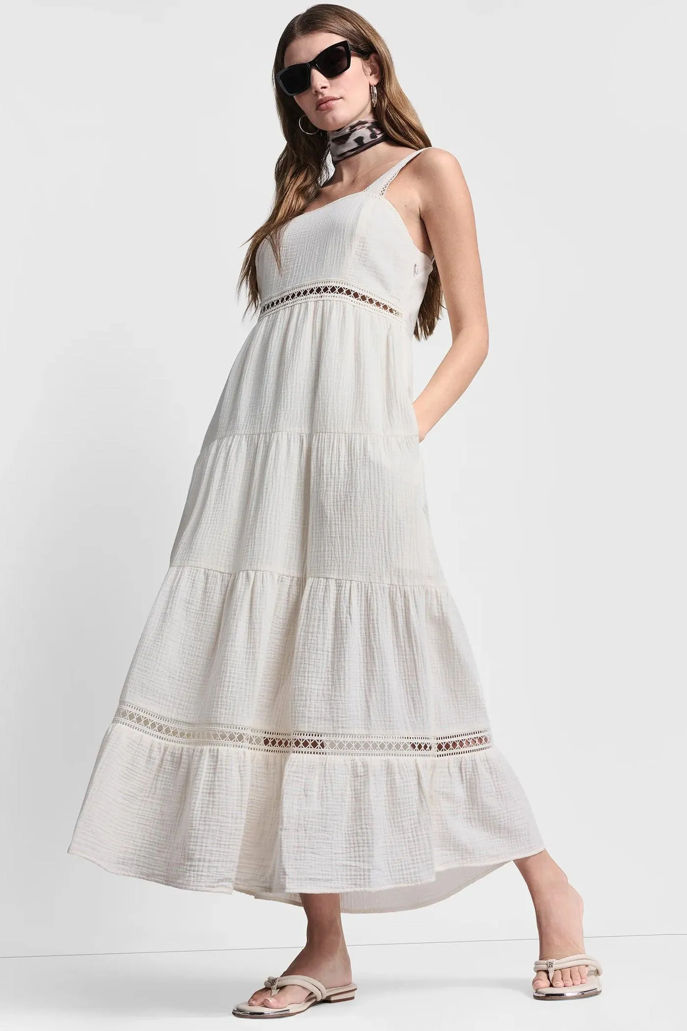 TIERED TANK MAXI DRESS