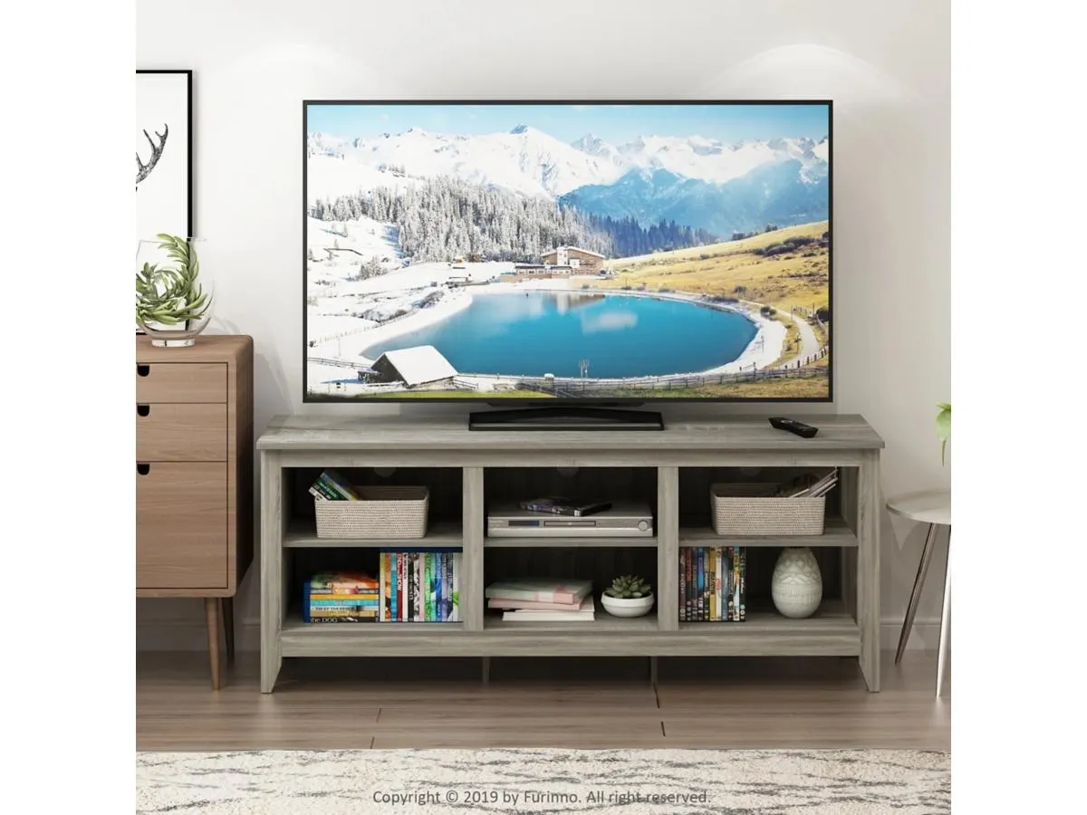 Jensen 60" TV Stand with Shelves