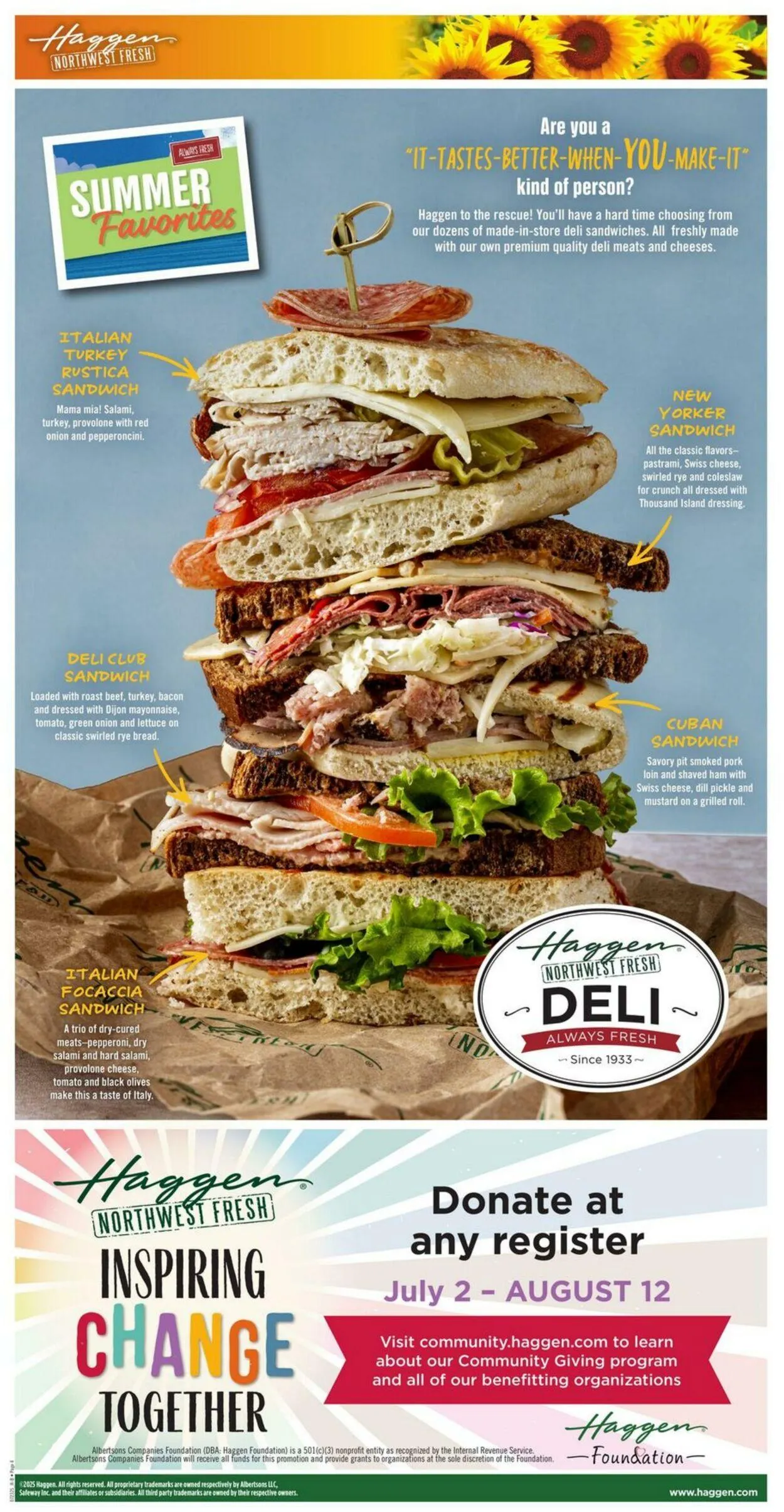 Weekly ad Haggen Current weekly ad from July 23 to August 5 2025 - Page 4