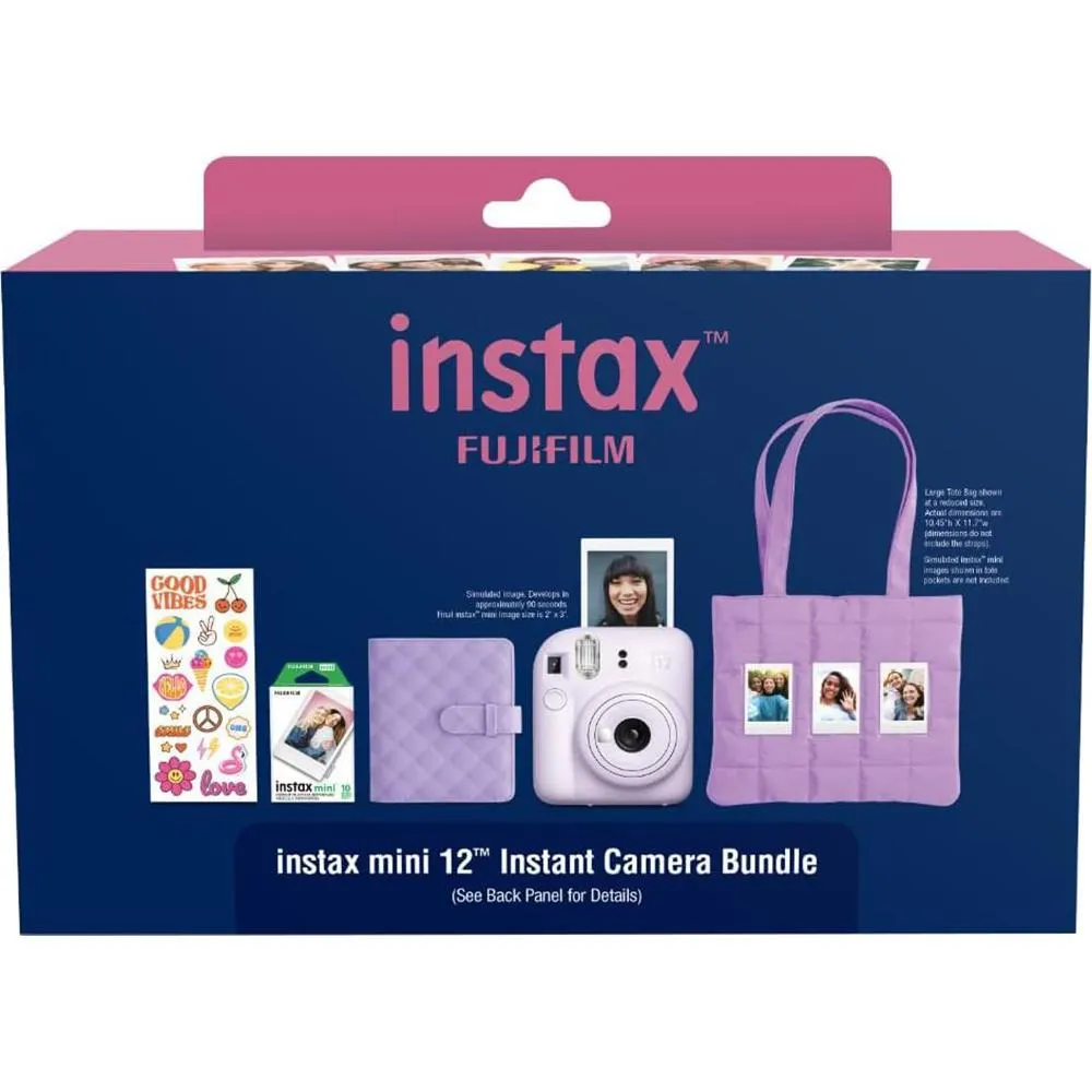 Fujifilm Instax Mini 12 Purple Holiday Bundle 2025